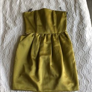Rachel Roy Chartreuse Mini Dress